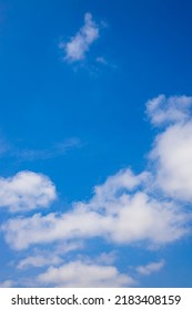 Clouds In The Blue Sky. Summer Blue Sky Cloud Gradient Light White Background. Beauty Clear Cloudy In Sunshine Calm Bright Winter Air Background. Gloomy Vivid Cyan Landscape In Environment Day.