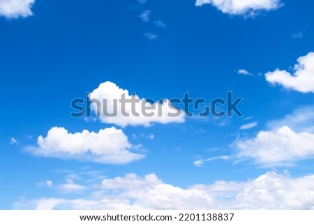 Clouds bluesky air images summer outdoor background with breeze