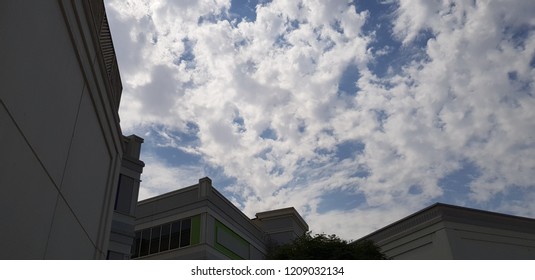 clouds,  building, sky 