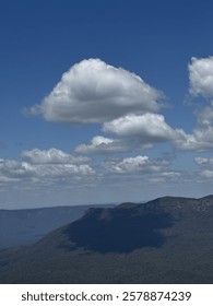 Clouds Casting The Mountains Shadows
