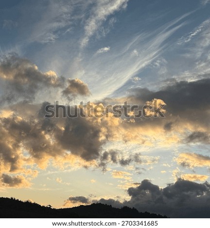 The clouds do be clouding though