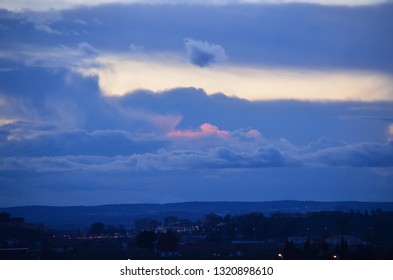 Clouds at down