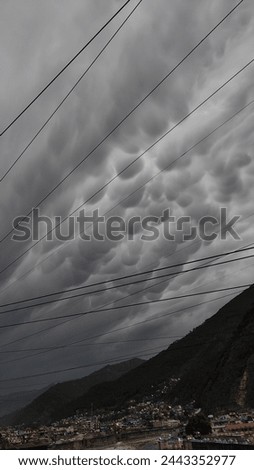 clouds formations in different weathers