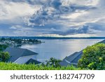 Clouds hover over the Puget Sound at Brown