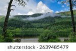 Clouds, lake and nature in Scott