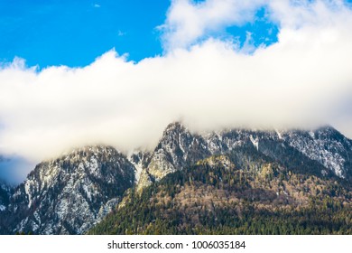 Clouds in the mountains