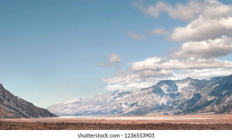 Clouds and mountains