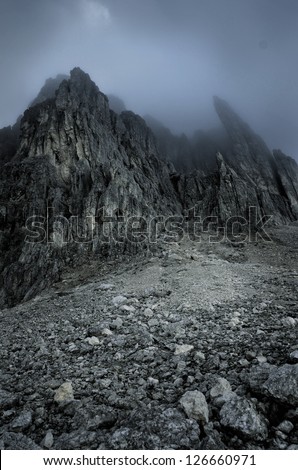 Similar – Image, Stock Photo Old Man of Storr on the Isle of Skye in Scotland