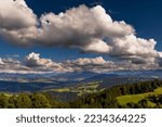 Clouds and mountains in Austria