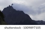 clouds moving quickly through Mt.Olivia near Ushuaia