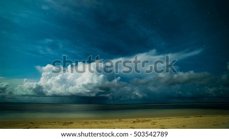 Clouds at night