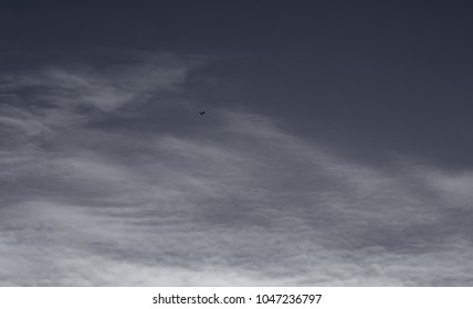 clouds on a black background
