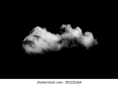 clouds on black background