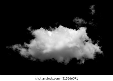 Clouds On Black Background