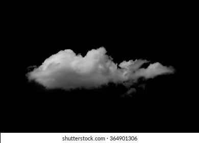 Clouds On Black Background