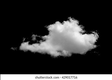 Clouds On Black Background