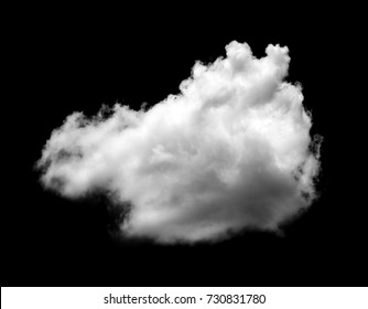 Clouds On Black Background