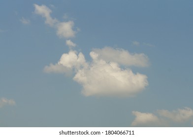 Clouds On A Clear Day, Raw Photo, No Modification