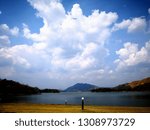 The Clouds on the dam. 