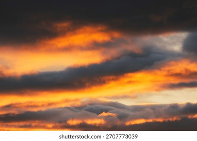 Clouds are on fire here actually