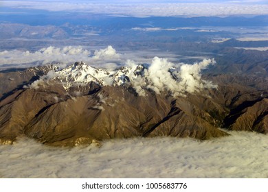 Clouds on the mountain top