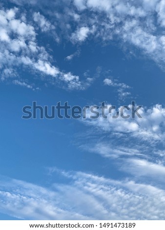Clouds on the Sky for backgrounds or brushes