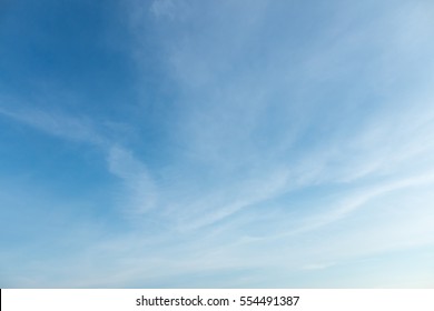 clouds on sky in the evening. Sky background 