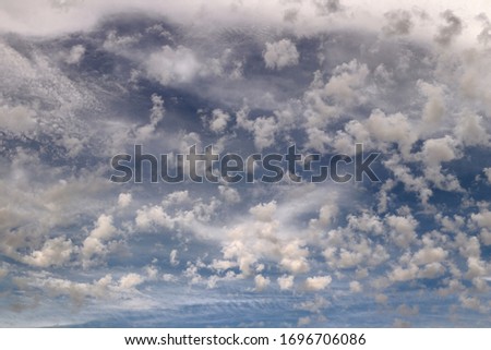 Wolkenbilder weiß Himmel