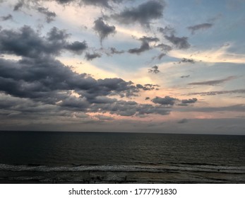 Clouds over the Atlantic Ocean