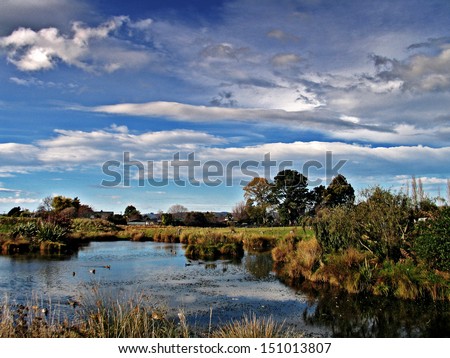clouds over duckpond