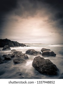 Clouds Over Godrevy Beach, Cornwall