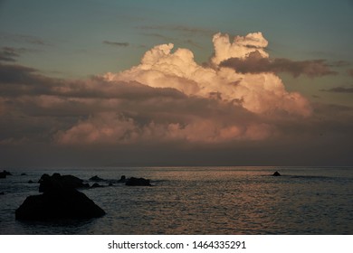 Clouds over the Caño Island Biological Reserve, Costa Rica