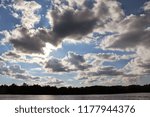 Clouds over a Lake