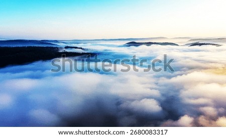 clouds over the mountins background