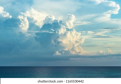 Clouds Over Ocean Incoming Storm