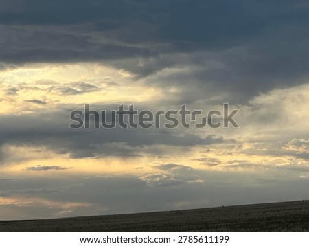 Clouds overhead in open sky creating natural atmospheric weather outdoor environment