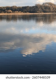 Clouds Reflected In A Lake