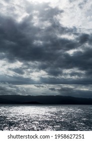 clouds and sea. background with copy space - Shutterstock ID 1958627251