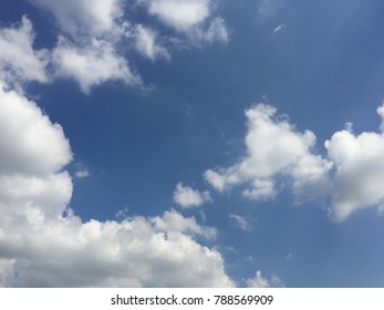 Clouds set against a bright blue sky - Shutterstock ID 788569909