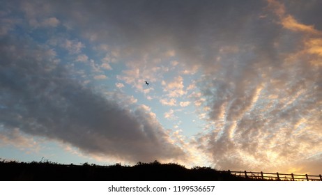 Clouds in the sky.