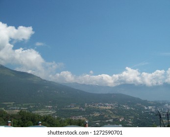 Clouds and sky .