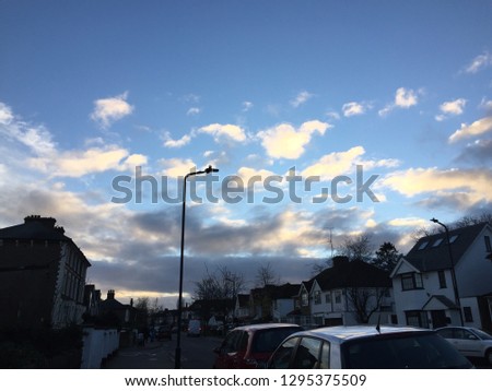 Clouds in the sky