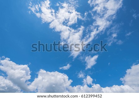 Clouds in the sky