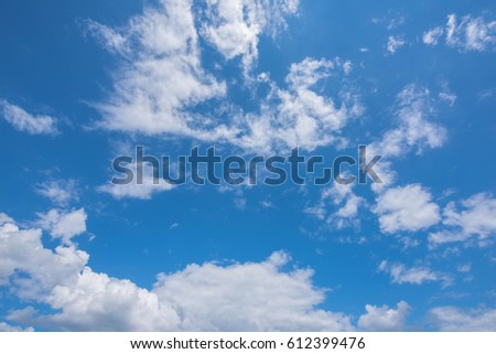 Clouds in the sky