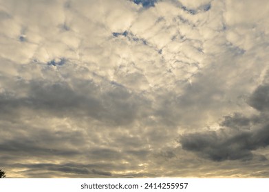 clouds sky before sunset over the Mediterranean sea 14