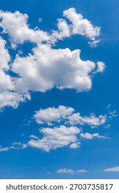 clouds, sky, clear, summer, spring, limpid, blue, light, white, cumulus