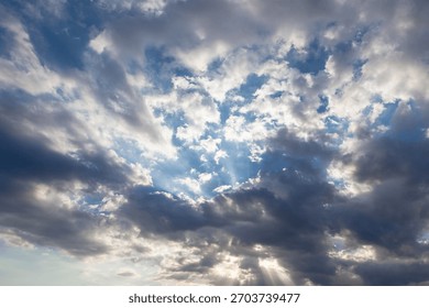 clouds, sky, clear, summer, spring, limpid, blue, light, white, cumulus
