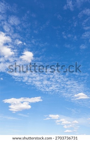 clouds, sky, clear, summer, spring, limpid, blue, light, white, cumulus