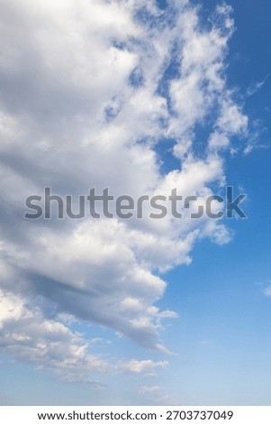 clouds, sky, clear, summer, spring, limpid, blue, light, white, cumulus