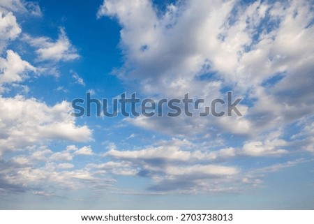 clouds, sky, clear, summer, spring, limpid, blue, light, white, cumulus
